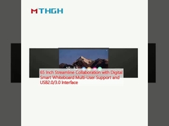 65-дюймовая упрощенная совместная работа с поддержкой цифровой умной доски для множества пользователей и интерфейсом USB2.0/3.0