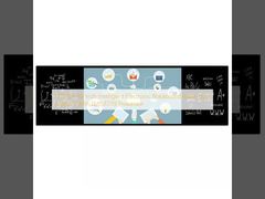 MTHGH 65 дюймовая интеллектуальная электронная доска с поддержкой многопользователя с процессором I3/I5/I7/I9