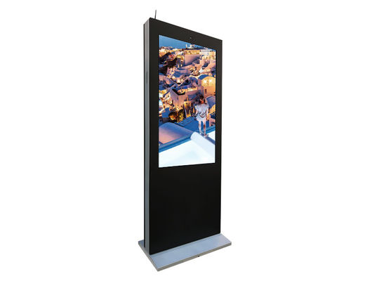 качество  Weatherproof Outdoor Digital Signage Outdoor Touch Screen Kiosk OEM фабрика