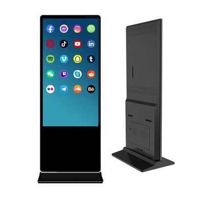 Дисплей цифровой вывески на внутреннем полу с операционной системой Android Windows