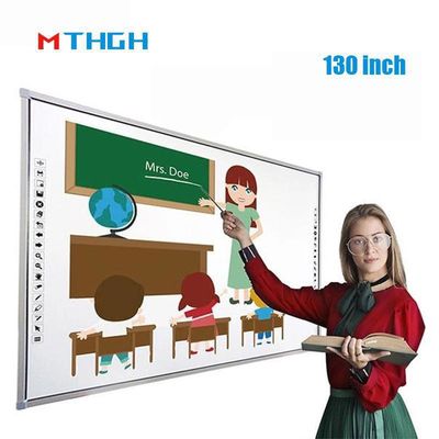 150 дюймовая интерактивная доска 40 точек Интеллектуальная инфракрасная сенсорная преподавательская доска