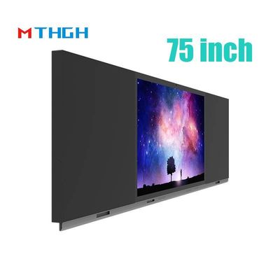 75 дюймовый интерактивный сенсорный экран Дисплей умная панель LED 500cd / M2 Школьное образование