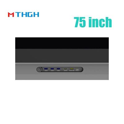 75 дюймовый интерактивный сенсорный экран Дисплей умная панель LED 500cd / M2 Школьное образование
