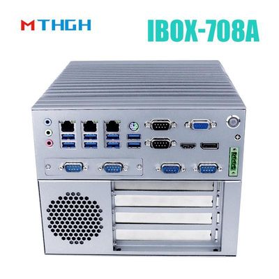 I3 6100T Quad Core Fanless Industrial Mini PC с 12В постоянным питанием и 64G SSD