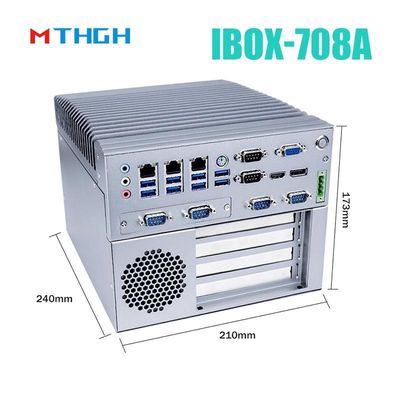 I3 6100T Quad Core Fanless Industrial Mini PC с 12В постоянным питанием и 64G SSD