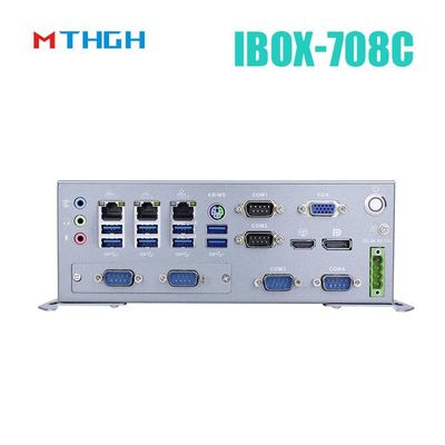 IBOX-708C Промышленный мини-компьютер без вентилятора с 8 ГБ DDR4 Quad Core I7 6700T