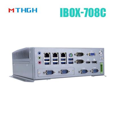 IBOX-708C Промышленный мини-компьютер без вентилятора с 8 ГБ DDR4 Quad Core I7 6700T