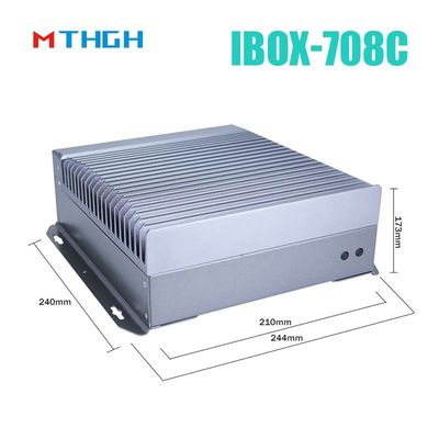 IBOX-708C Промышленный мини-компьютер без вентилятора с 8 ГБ DDR4 Quad Core I7 6700T