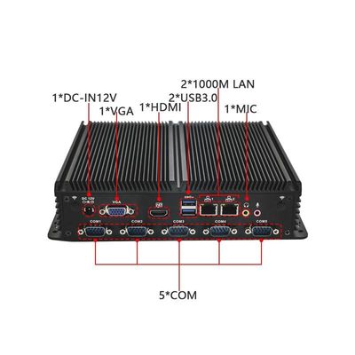 Quad Core Gemini Lake Refresh IBOX-1026 Мини ПК с двойной сетью LAN Intel