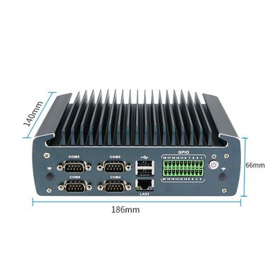 IBOX-1226 J6412 Промышленный мини-компьютер без вентилятора с 32 ГБ оперативной памяти и 12 В постоянного тока