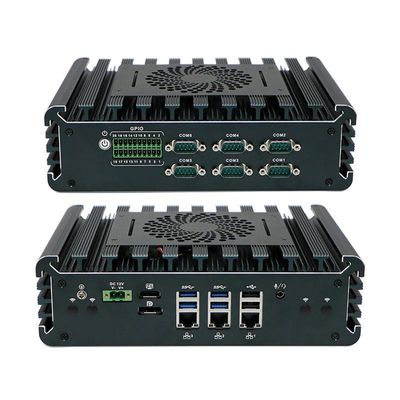 Quad Core IBOX-3126 Mini PC 3*Intel I225-V 2.5G LAN Промышленная рабочая станция