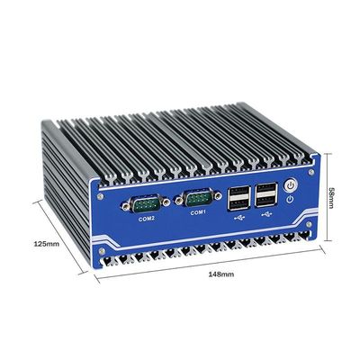 Нано титановый серый промышленный мини-PC N11 DC 12V Вход 2XIntel I210-AT/I211-AT 1000M