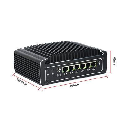 IBOX-501 N18 без вентилятора Mini Industrial PC Quad Core 32 ГБ Хранилище с MSATA