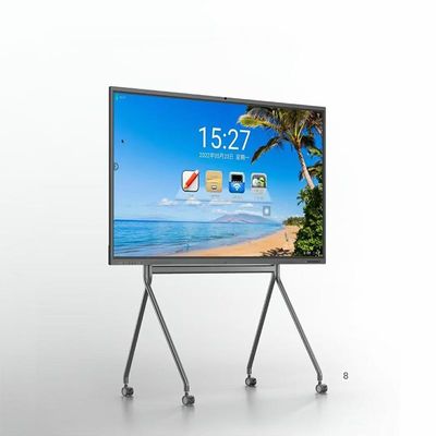 4K 65 дюймов 16:9 Интерактивная ЖК-карта Инфракрасный / Капацитивный сенсор для умного образования