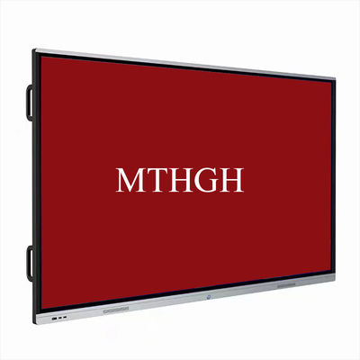 75 дюймовый интерактивный сенсорный экран 4K дисплей Яркость ≥350cd/m2 Ответ ≤8ms
