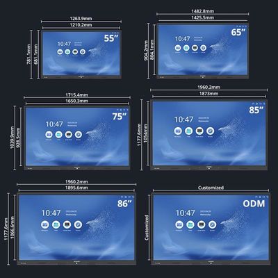 Многоприкосновный IR / Капацитивный сенсорный экран с 400cd / M2 яркостью