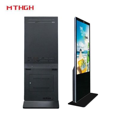 43 дюймовые цифровые вывески на внутреннем полу Wi-Fi / Bluetooth / USB подключенные цифровые вывески