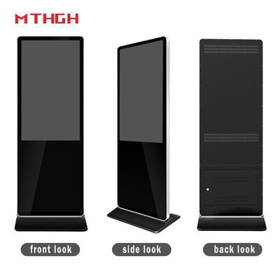 43 дюймовые цифровые вывески на внутреннем полу Wi-Fi / Bluetooth / USB подключенные цифровые вывески