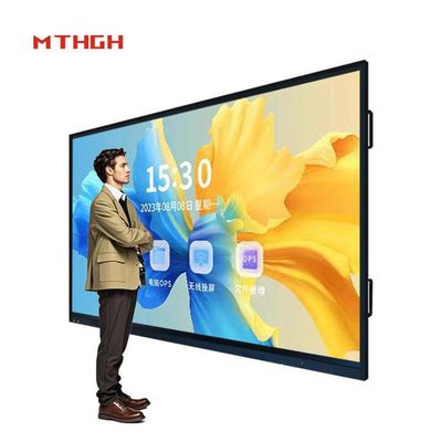 Интерактивная сенсорная доска с окончательным представлением с HDMI I / O и OPS PC I9